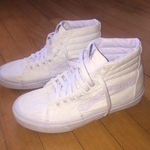 White High Top Vans